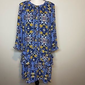 Ann Taylor LOFT  Floral Shift Dress M